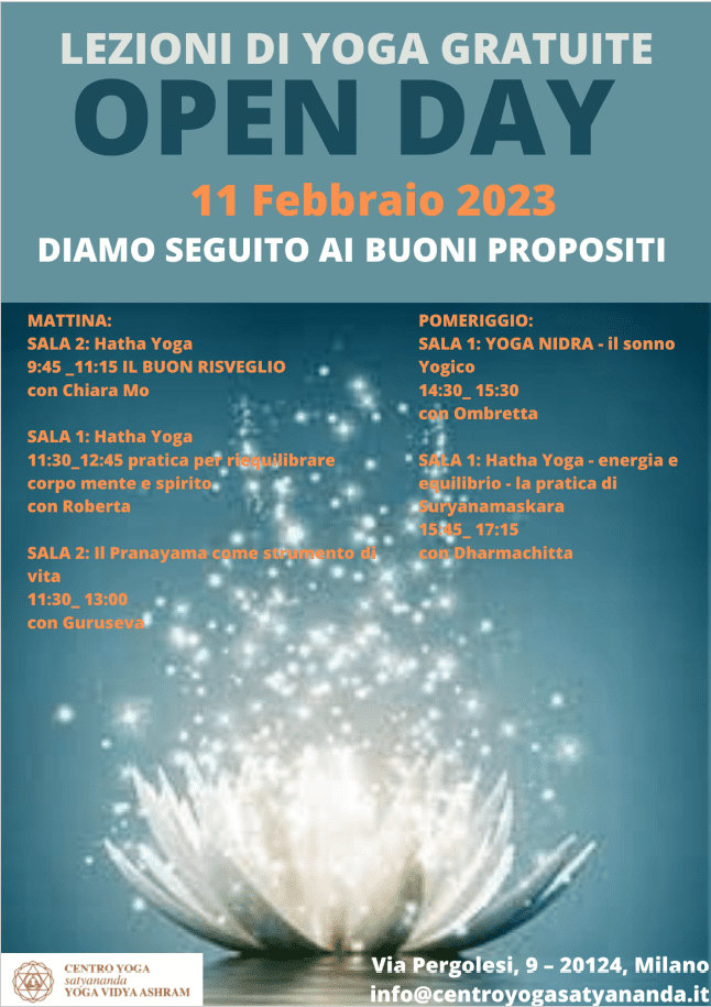 Open day 11 febbraio 2023