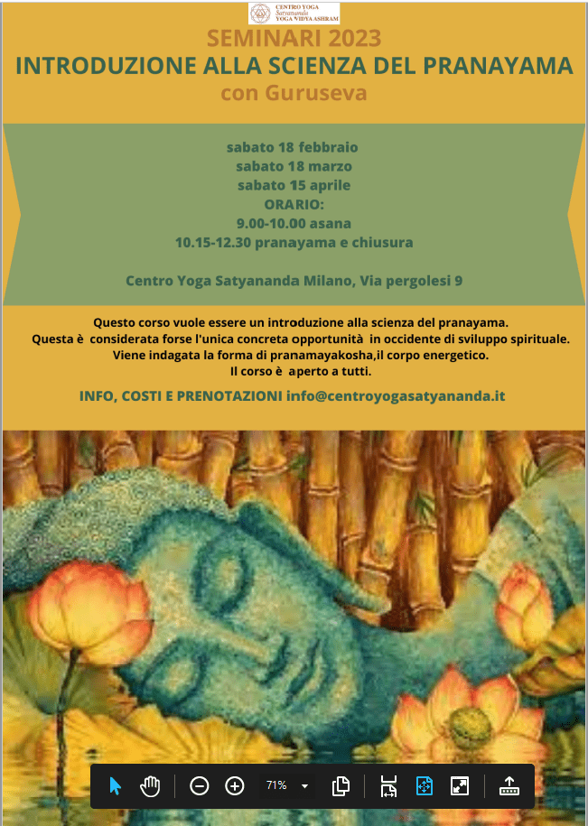 Pranayama con Guruseva